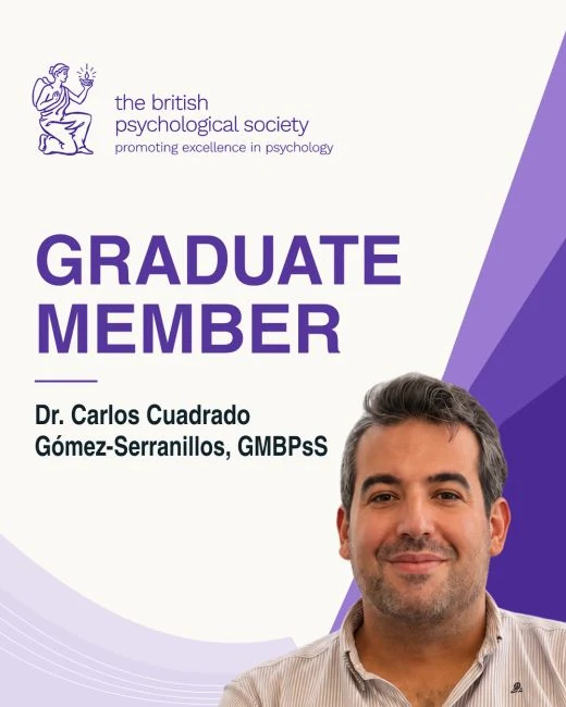 Dr. Carlos Cuadrado Gómez-Serranillos · British Psychological Society · Graduate Member · GMBPsS