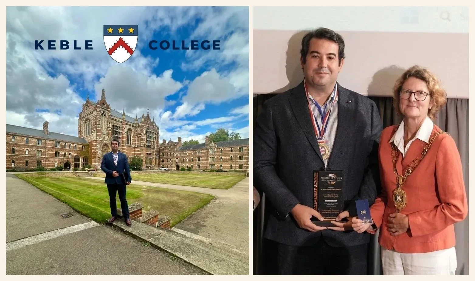 Dr. Carlos Cuadrado Gómez-Serranillos · Louise Upton · Keble College 2025